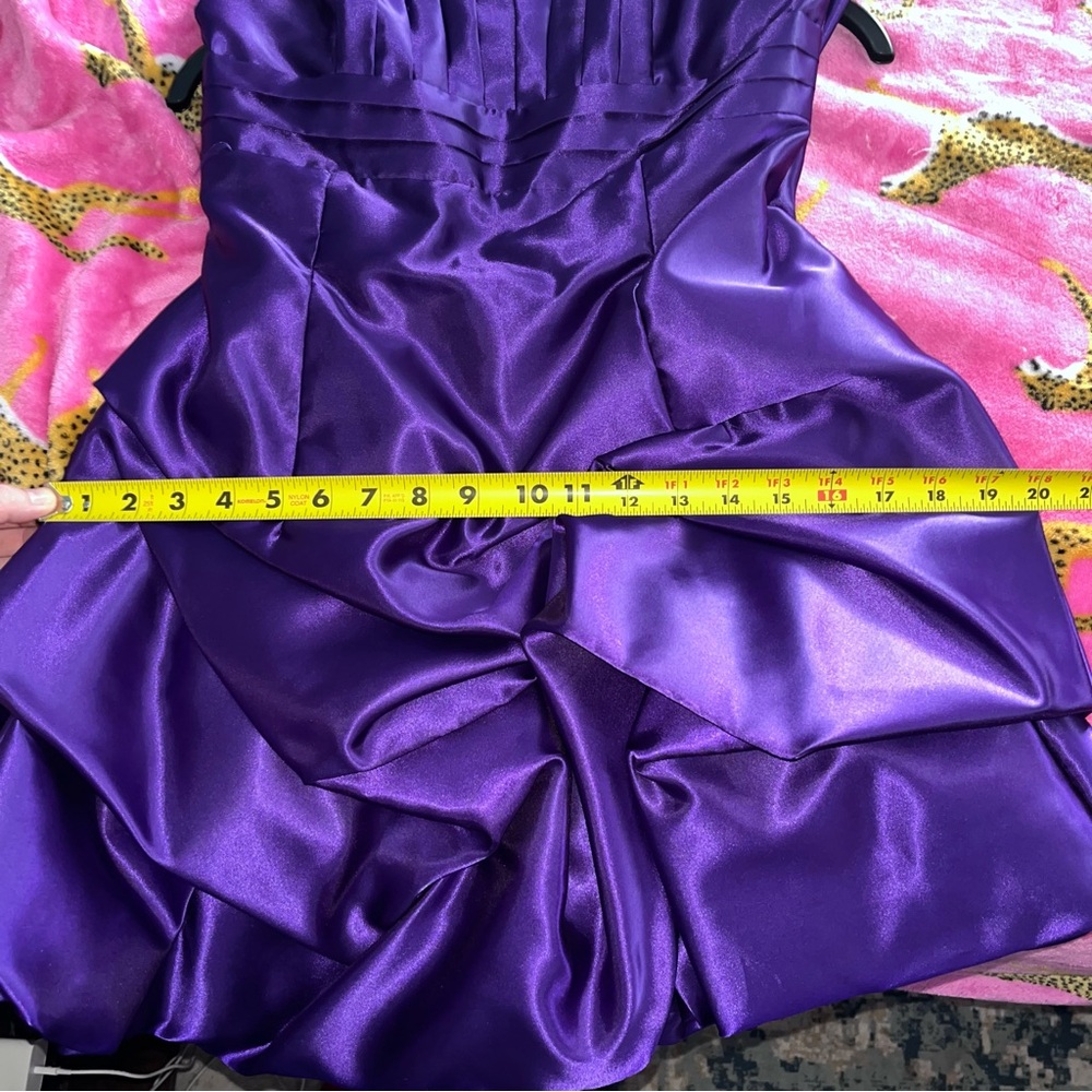 Jessica McClintock purple  Strapless Dress - Picture 9 of 9